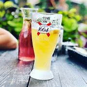 Cold local french beer