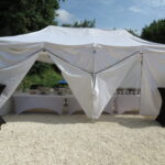 wedding buffet tent